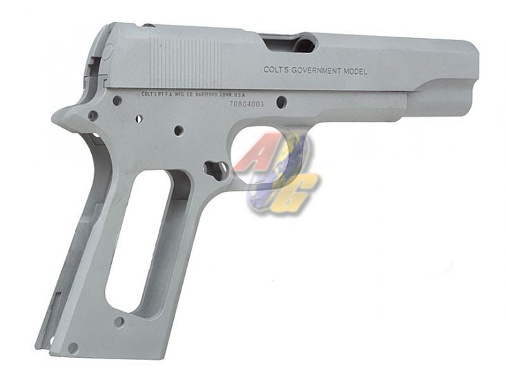 --Out of Stock--Guarder Aluminum Custom Slide Frame For Tokyo Marui 1911 Series 70 GBB ( Silver ) - Click Image to Close