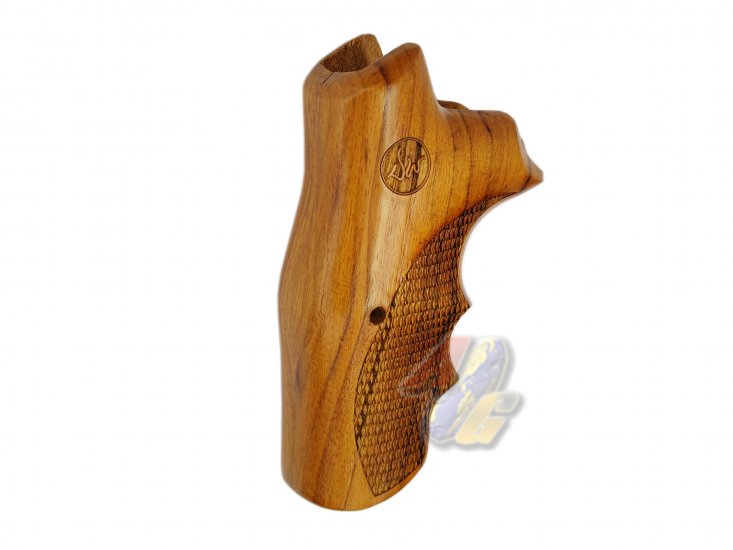 KIMPOI SHOP Carved Wood Grip For ASG Dan Wesson 715 Co2 Revolver ( Type C ) - Click Image to Close