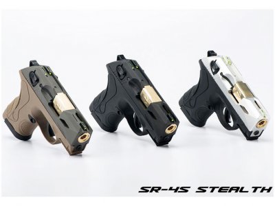 --Out of Stock--SRU CNC Aluminum Stealth Slide For WE Bulldog Series GBB ( Grey )