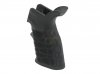 --Out of Stock--G&P CNC Aluminium Waffle Heat Sink Grip For M4/ M16 Series AEG ( Hex,Black )