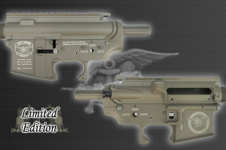 King Arms M16 Metal Body - Navy Seals - DE - Click Image to Close