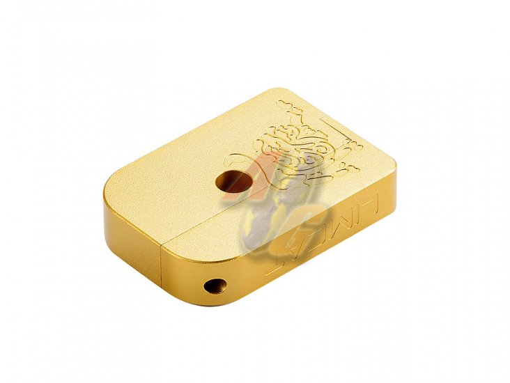 --Out of Stock--AIP CNC Limcat Puzzle Magazine Base For Tokyo Marui Hi-Capa Series GBB ( Gold/ S ) - Click Image to Close