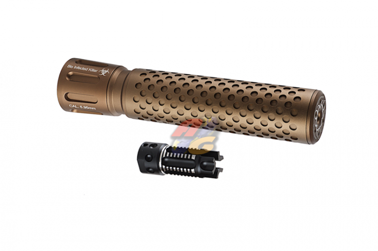 --Out of Stock--G&P BIO Infected Silencer ( Sand, 14mm- ) - Click Image to Close