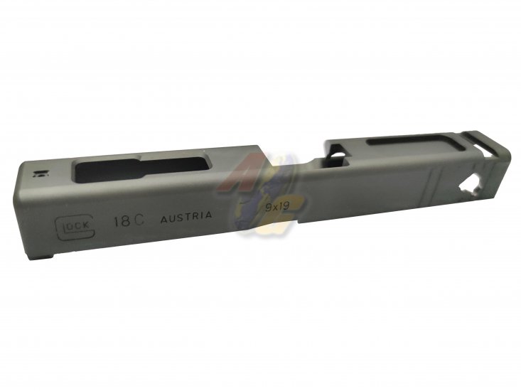 --Out of Stock--Shooters Design H18C Gas Blowback Aluminum Slide (Titanium) - Click Image to Close