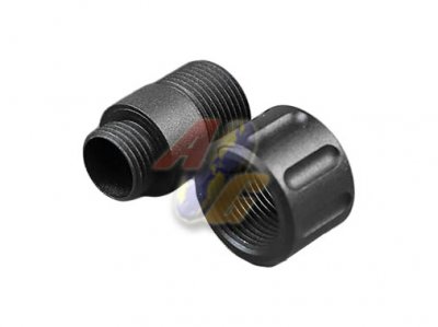 --Out of Stock--SLONG Aluminum Muzzle Adapter with Thread Protector ( Type E/ BK )