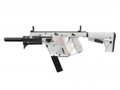 KRYTAC KRISS Vector AEG SMG Rifle with Mock Suppressor ( Alpine White/ Limited Edition )