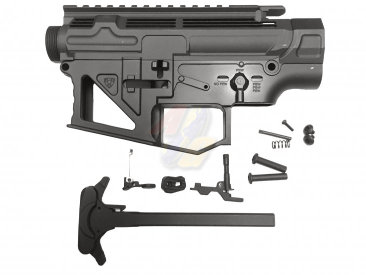 APS Milled M4 Receiver with PEW Inscription ( Black ) - Click Image to Close
