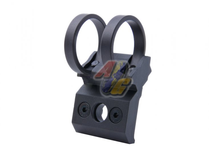 G&P KeyMod One O'Clock Flashlight Mount Ring ( Black/ 1 Inch ) - Click Image to Close