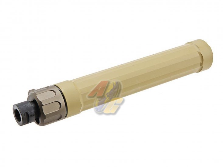 5KU Ryder 9-MP5 Silencer with MP5 Flash Hider For WE MP5 Series GBB ( TAN ) - Click Image to Close