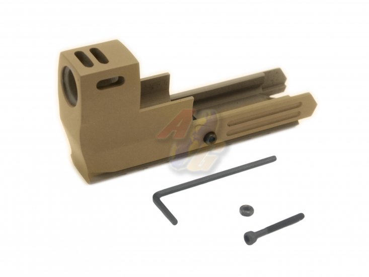 --Out of Stock--FW P320 M17 Compensator For WE M17 GBB ( Tan ) ( Made in Korea ) - Click Image to Close