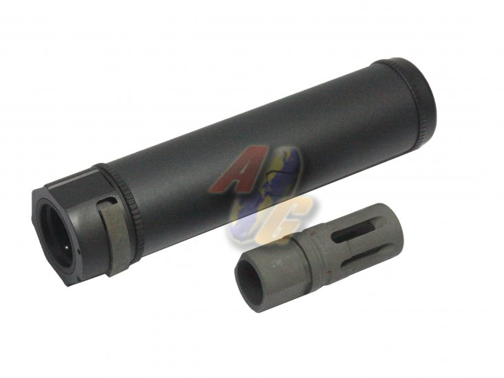 Armyforce Socom 556 Style QD Silencer with Flash HIder ( 14mm- ) - Click Image to Close