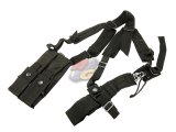 Mil Force MP5 / M11/ UZI Shoulder Hoslter With Magazine Pouch ( Black )*