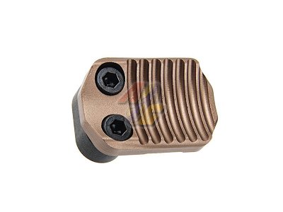 Revanchist Airsoft Aluminum Mag Release For Tokyo Marui M4 Series GBB ( MWS ) ( Type B/ Tan )