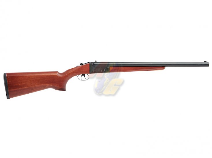 --Out of Stock--Farsan 0521 Real Wood 1000mm Double Barrel Gas Shotgun - Click Image to Close