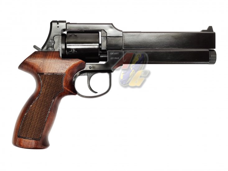 --Out of Stock--Marushin Mateba 6 inch Gas Revolver ( W Deep Black, Heavy Weight, Wood Grip ) - Click Image to Close