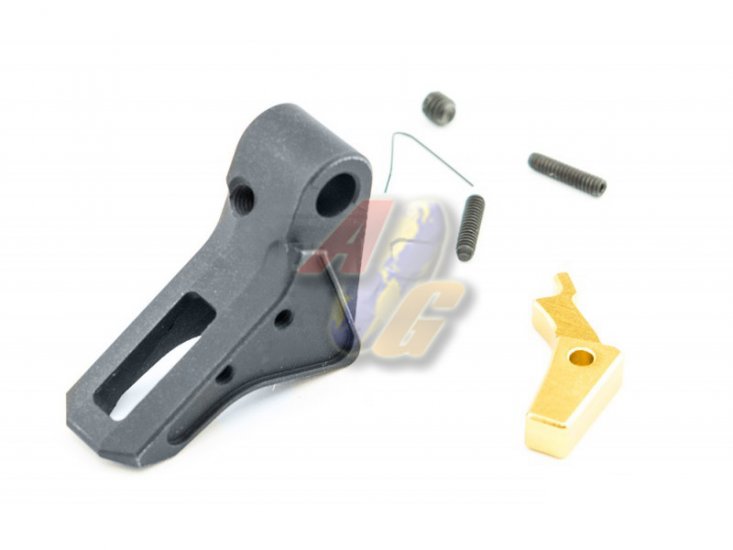 --Out of Stock--Ready Fighter FI Style CNC Aluminum Trigger For G Series GBB ( Black ) - Click Image to Close