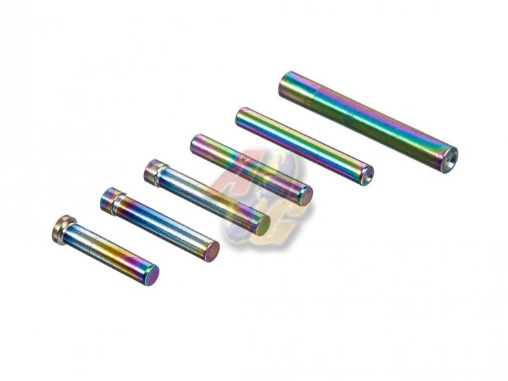 --Out of Stock--Dynamic Precision Stainless Steel Pin Set For Tokyo Marui G17/ G18C GBB ( Rainbow ) - Click Image to Close