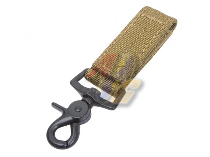 --Out of Stock--Armyforce Molle Tactical Gear Spring Clip Hook ( Tan ) - Click Image to Close