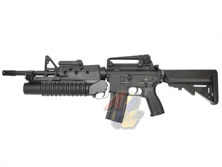 AG Custom M4 AEG with M203 Set and B*M Grip with Marking - Click Image to Close