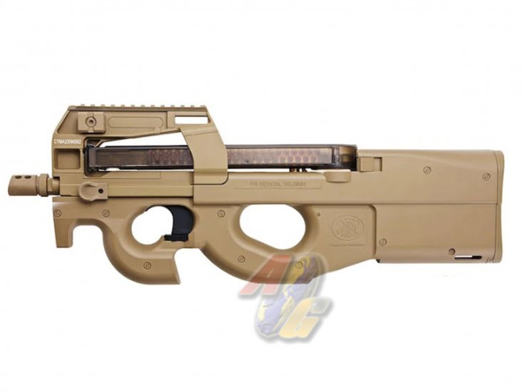 Cybergun FN Herstal P90 AEG ( Tan ) - Click Image to Close