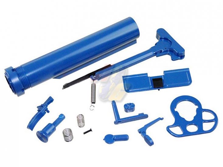 CYMA Color-Coordinated Accessory Kit For M4/ M16 Series AEG ( Blue ) - Click Image to Close