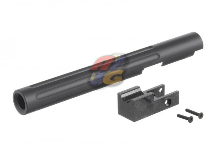 --Out of Stock--NINE BALL Flute Outer Barrel For Tokyo Marui M9A1 Series GBB ( BK ) - Click Image to Close