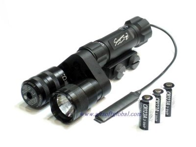 G&P Scorpion Series Aiming Laser With Flashlight (Green Dot)
