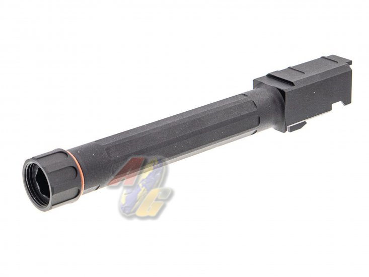 RGW A9 Style Threaded Outer Barrel For Umarex/ VFC Glock 17 Gen.5 GBB ( BK ) - Click Image to Close