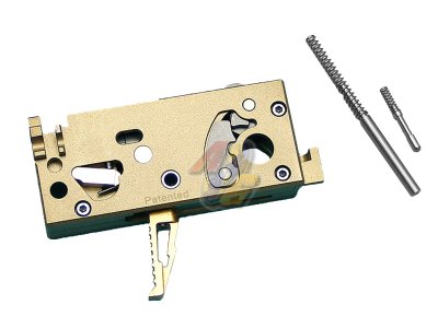--Out of Stock--EMG MWS CNC Adjustable Trigger Box ( Strike Industries Trigger/ Gold ) ( by G&P )