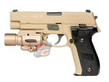 --Out of Stock--AG Custom WE F 226 MK25 Railed GBB with V-Tech SF X400 Laser Tactical Illuminator