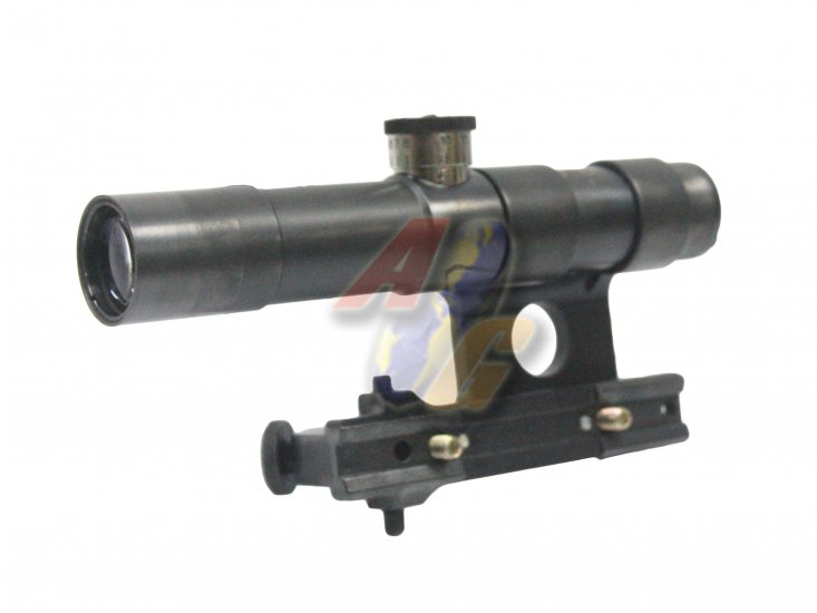 --Out of Stock--Vector Optics Mosin Nagant 4x20 Steel Rifle Scope - Click Image to Close