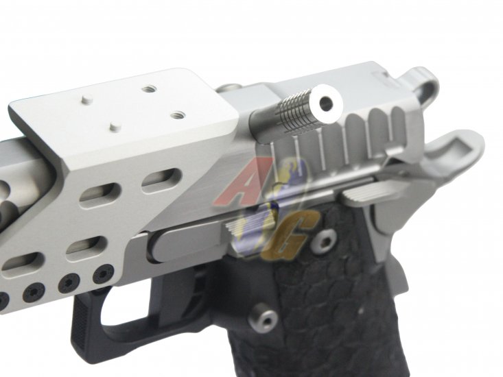 --Pre Order--FPR Steel DVC Open Gas Pistol ( Silver ) - Click Image to Close