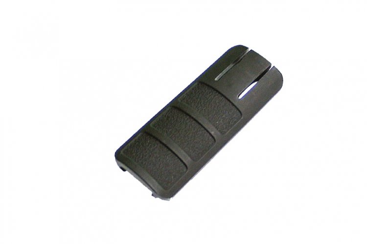 King Arms 95mm Rail Cover ( BK ) - Click Image to Close