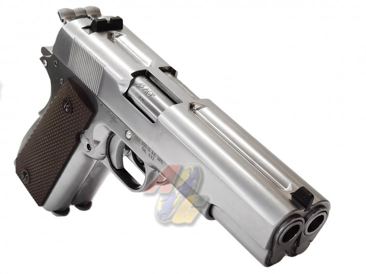 WE M1911 Double Barrel GBB ( SV ) - Click Image to Close