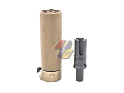--Out of Stock--Airsoft Artisan SF Style MP7 Silencer with Flash Hider For Tokyo Marui/ WE MP7 Series ( DE/ 11mm- )