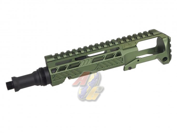 5KU AAP-01 Type A Carbine Kit For Action Army AAP-01 GBB ( Green ) - Click Image to Close