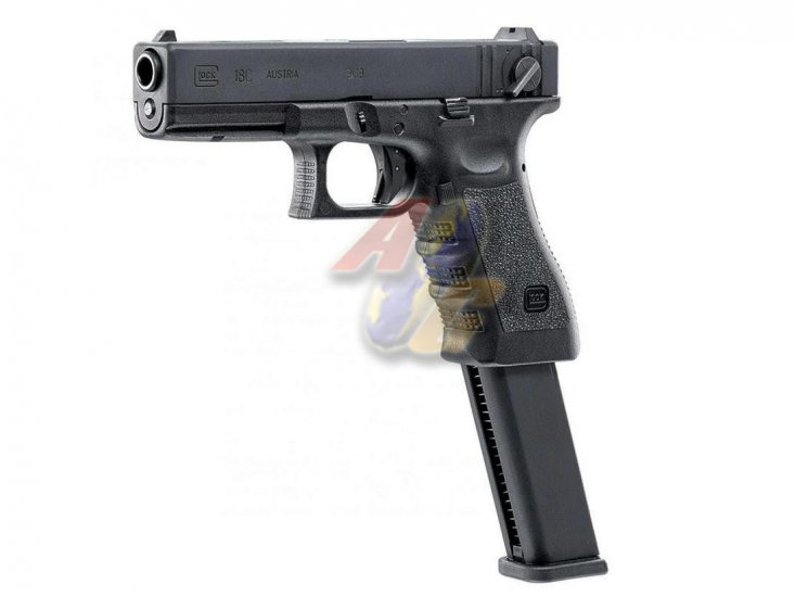 Umarex/ VFC Glock G18C GBB Pistol ( Black ) - Click Image to Close