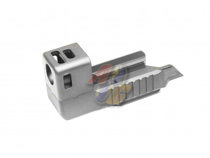 --Out of Stock--Pro-Arms DHD Compensator For G17/ G18C/ G22 Series GBB ( Silver ) - Click Image to Close