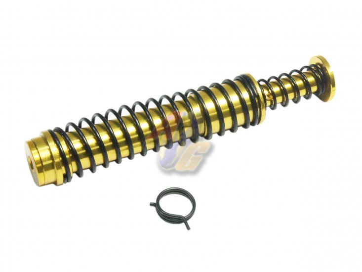 MITA Recoil Spring Guide with 120% Hammer Spring For Umarex/ VFC Glock 17 Gen.4 GBB ( Gold ) - Click Image to Close