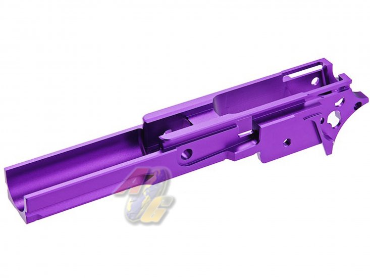5KU CNC Aluminum Middle Frame For Tokyo Marui Hi-Capa Series GBB ( Type 4/ Purple ) - Click Image to Close