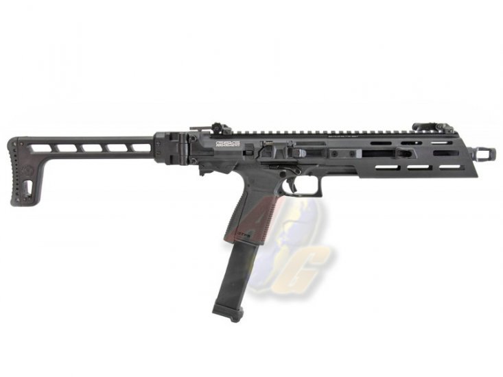 G&G SMC-9 9mm Conversion Carbine Kit with GTP9 Gas Blowback Pistol ( Black ) - Click Image to Close