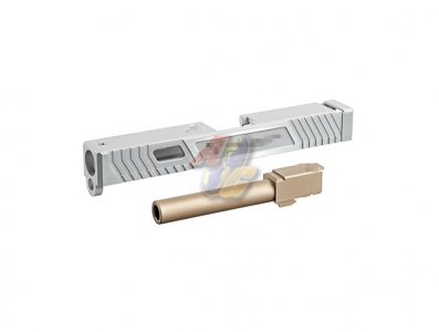 --Out of Stock--Nova T-Style H17 Aluminum Slide For Tokyo Marui H17/ H22 Series GBB ( Silver )
