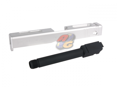 --Out of Stock--PGC Aluminium Slide with Screw Barrel For Marui G18C ( SV )