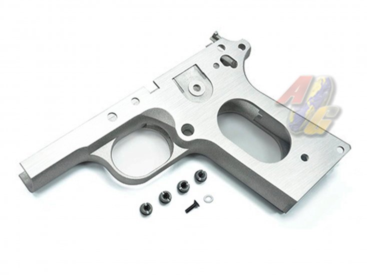 Guarder Aluminum Frame For Tokyo Marui V10 Series GBB ( CERAMIC/ Silver Polishing ) - Click Image to Close