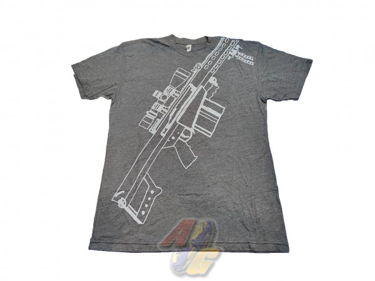 Barret T-Shirt M82 (Grey, L) - Click Image to Close