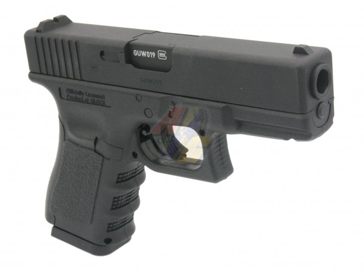 Umarex/ WG Glock 19 Co2 Fixed Slide Gas Pistol ( 6mm ) - Click Image to Close