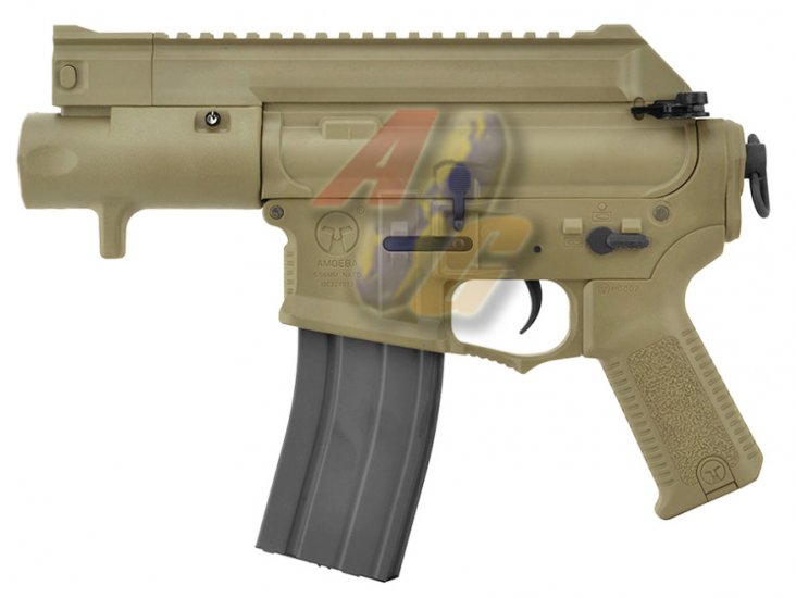 ARES Amoeba M4 CCP Tactical Pistol AEG ( Dark Earth ) - Click Image to Close