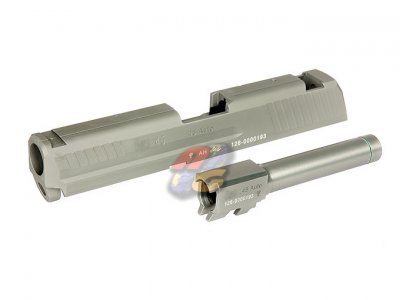 Shooters Design CNC Aluminum Slide & Outer Barrel Set For Umarex/ KSC HK45 GBB (Titanium Colour)