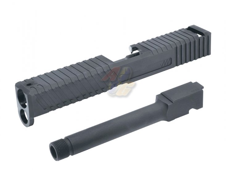 --Out of Stock--Jagerwerks F9 Slide For Umarex/ VFC Glock 17 Gen.4 GBB Pistol ( BK ) - Click Image to Close