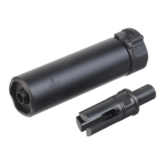 --Out of Stock--5KU SF Style SOCOM 46 MINI Silencer For KWA/ KSC MP7 Series GBB ( 12mm+/ BK ) - Click Image to Close